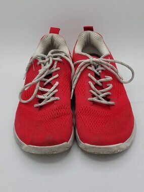 Strike Mvmnt Haze Trainer Shoes Mens 10 Womens 11.5 Red White Cross Platform 2